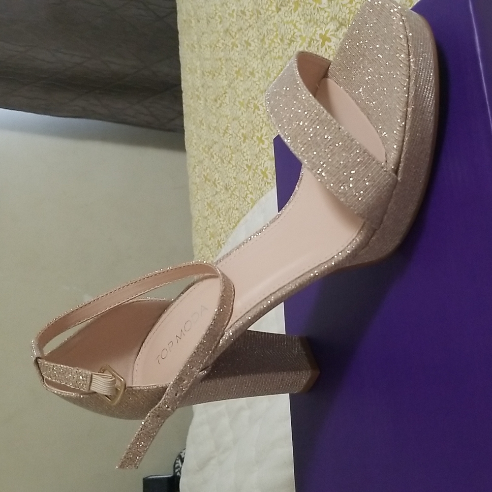 Gold heels
